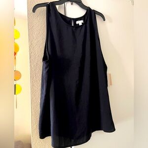 Black tank blouse